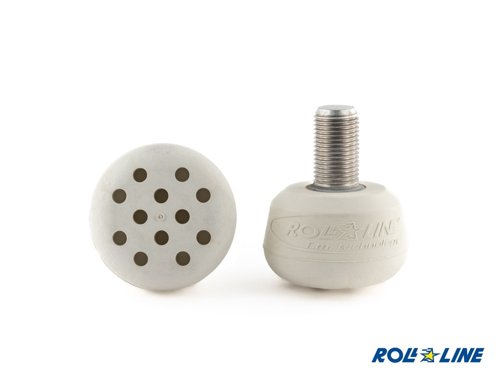 18# Roll-Line ToeStops Professional White