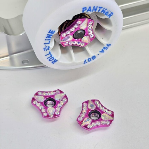 27# MR Fancy Triangle Raindrops Lock Nuts SN15